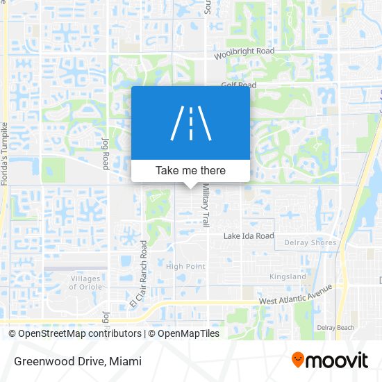 Greenwood Drive map