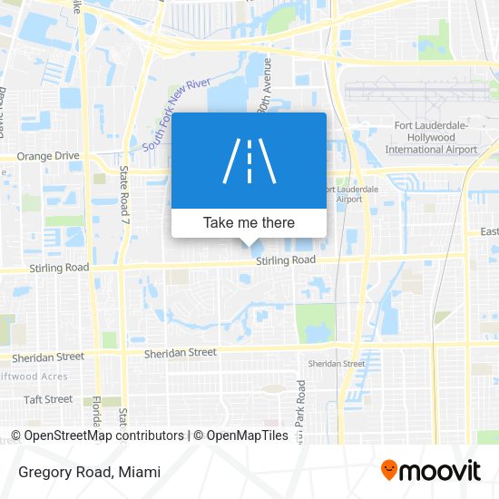 Mapa de Gregory Road
