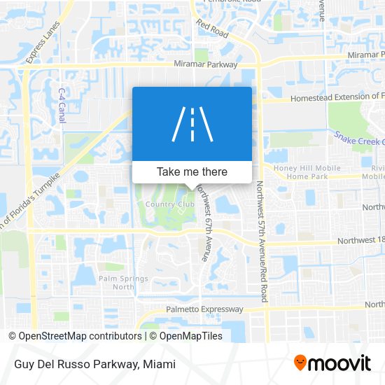 Guy Del Russo Parkway map
