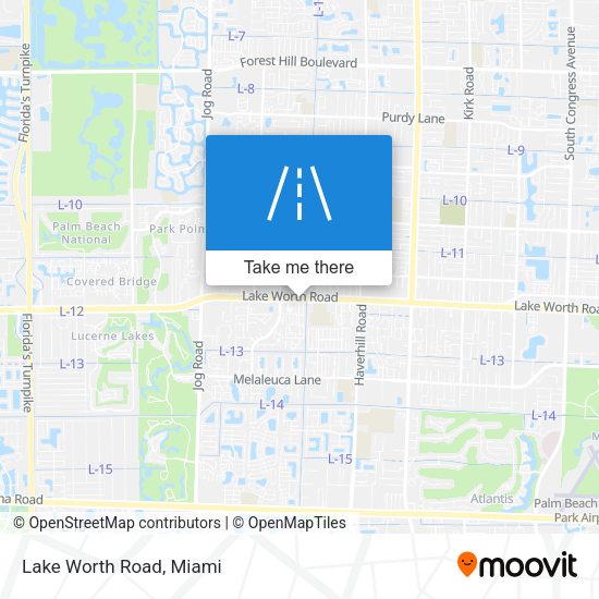 Mapa de Lake Worth Road