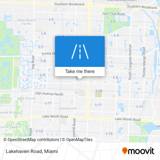 Mapa de Lakehaven Road