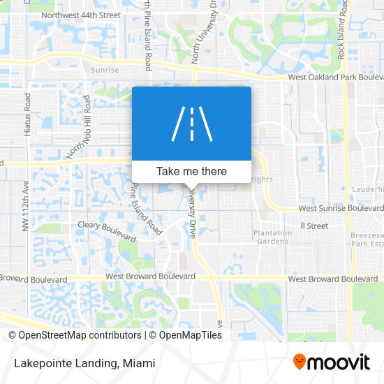 Mapa de Lakepointe Landing