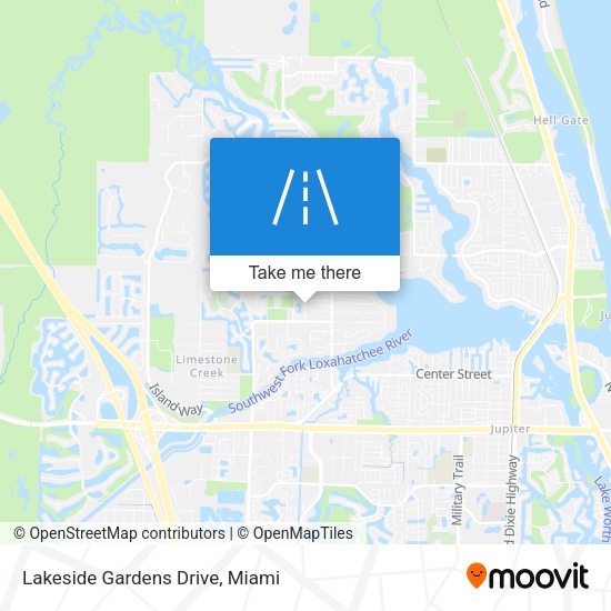 Mapa de Lakeside Gardens Drive