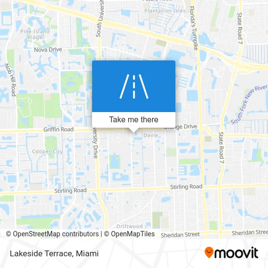 Lakeside Terrace map