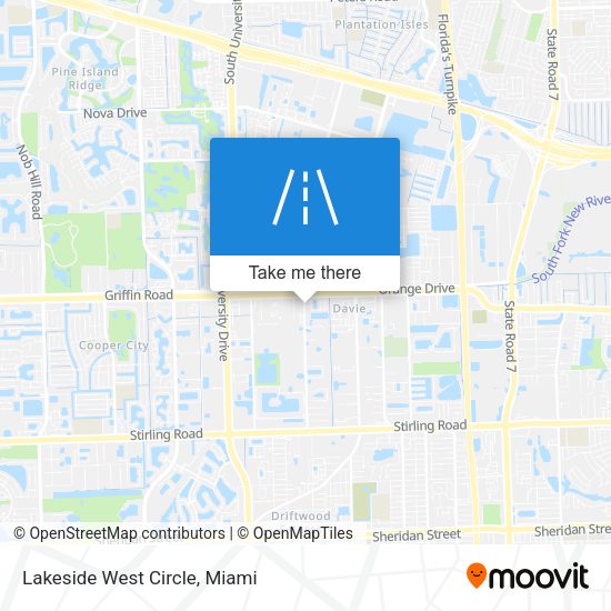 Lakeside West Circle map