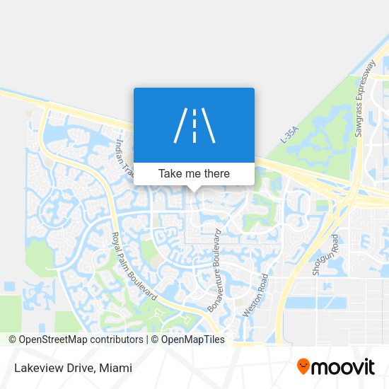 Mapa de Lakeview Drive