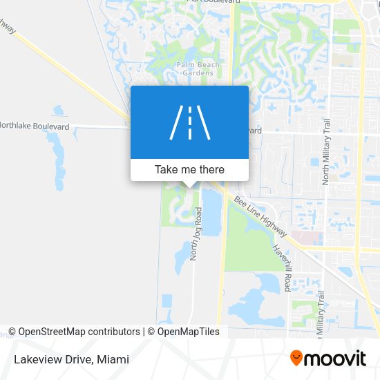 Mapa de Lakeview Drive