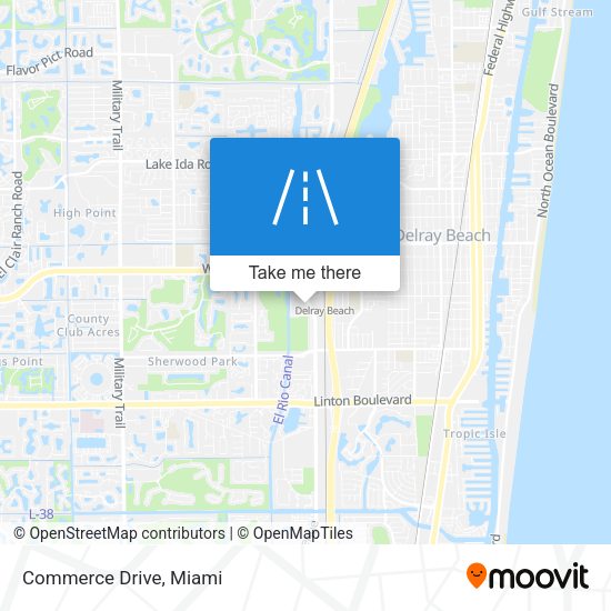 Mapa de Commerce Drive
