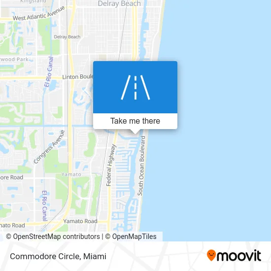 Commodore Circle map