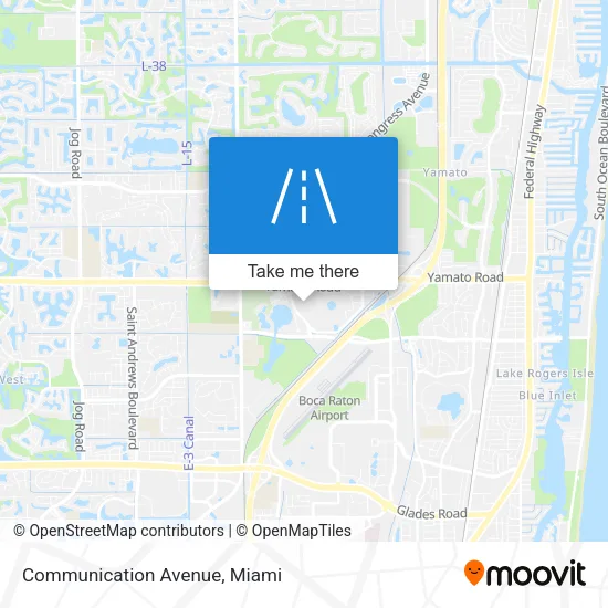Communication Avenue map