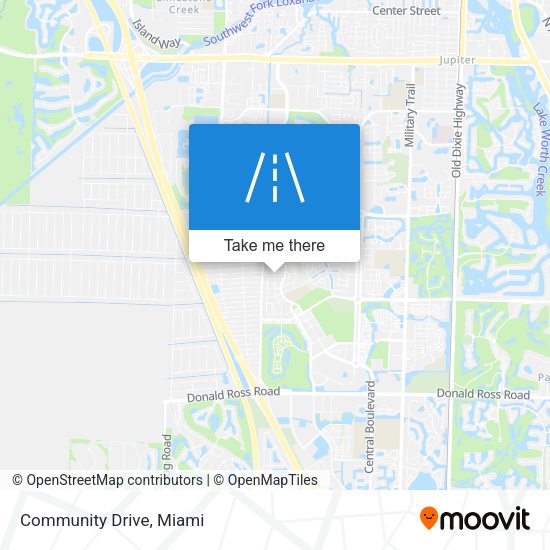 Mapa de Community Drive