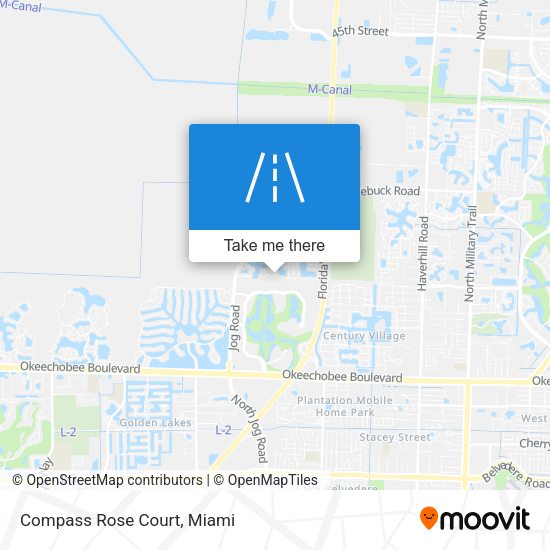 Mapa de Compass Rose Court