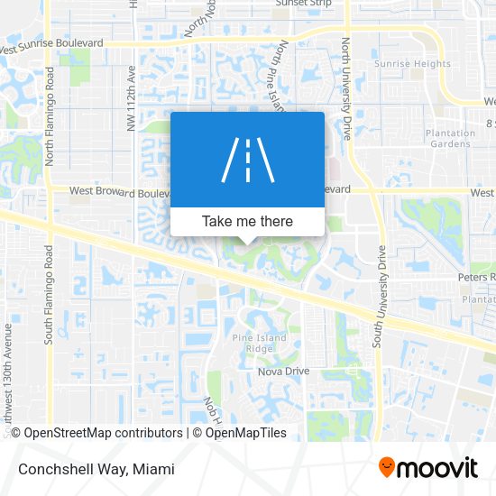 Mapa de Conchshell Way