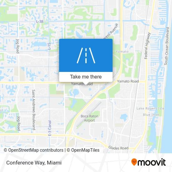 Conference Way map