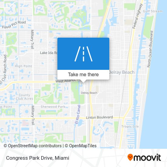 Mapa de Congress Park Drive