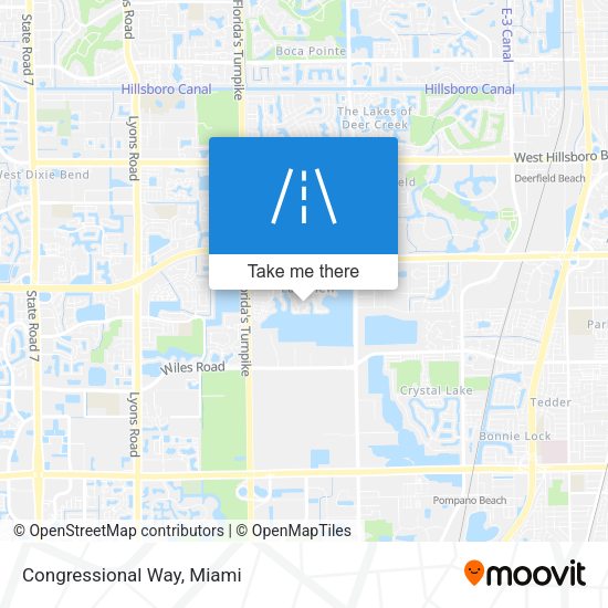 Mapa de Congressional Way