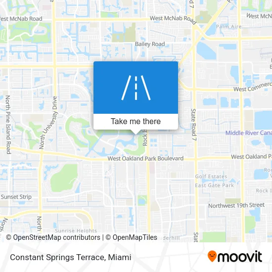 Constant Springs Terrace map