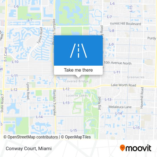 Conway Court map