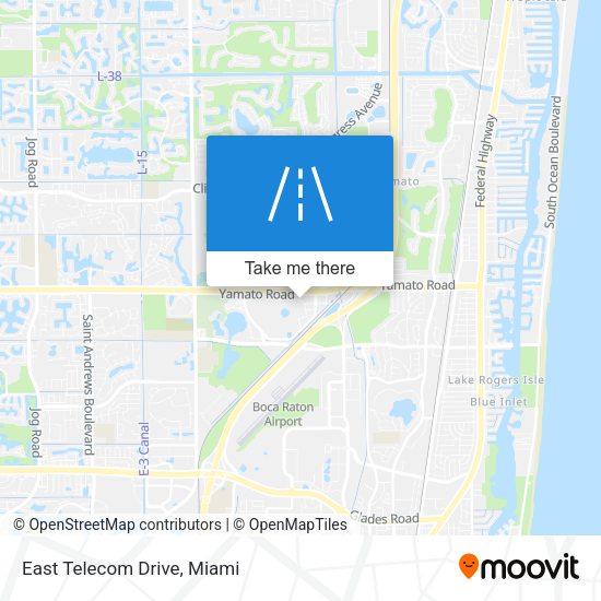 East Telecom Drive map