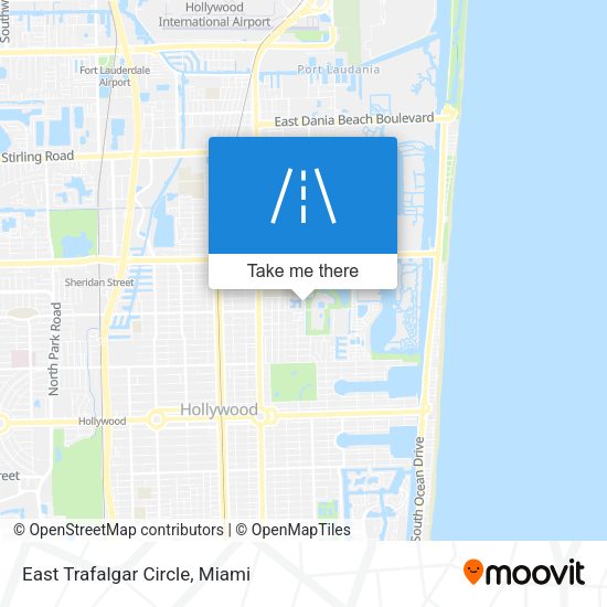 East Trafalgar Circle map