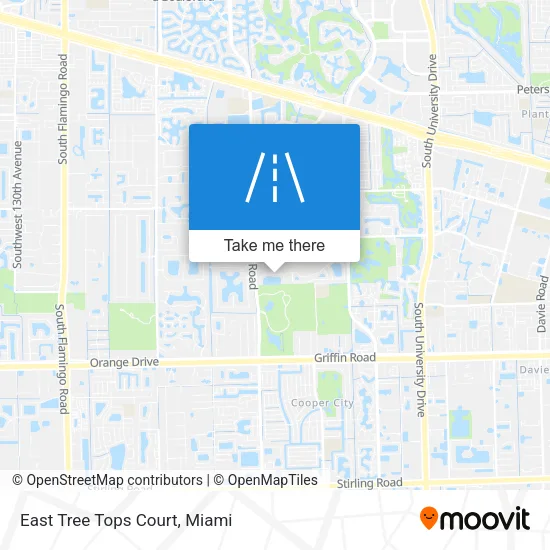 East Tree Tops Court map