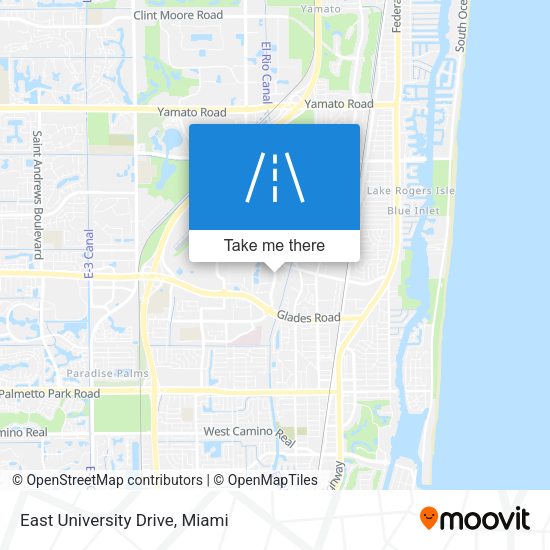 East University Drive map