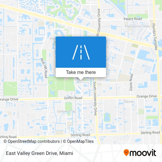 East Valley Green Drive map