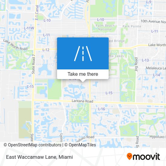 Mapa de East Waccamaw Lane