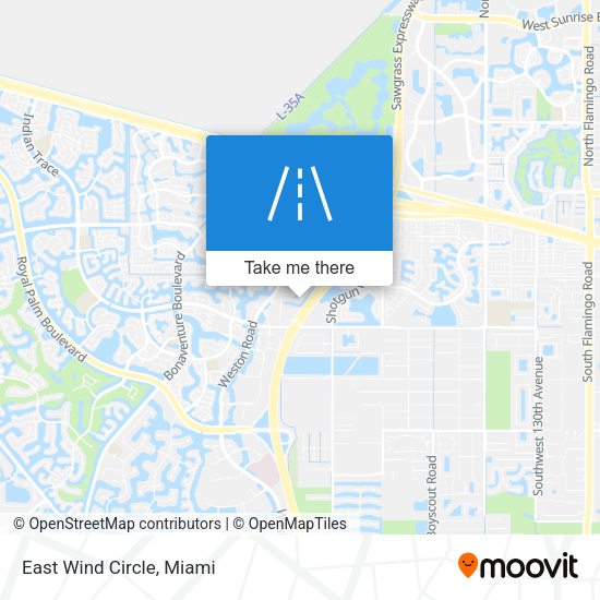 Mapa de East Wind Circle