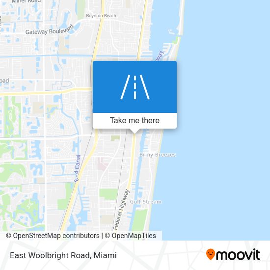 Mapa de East Woolbright Road