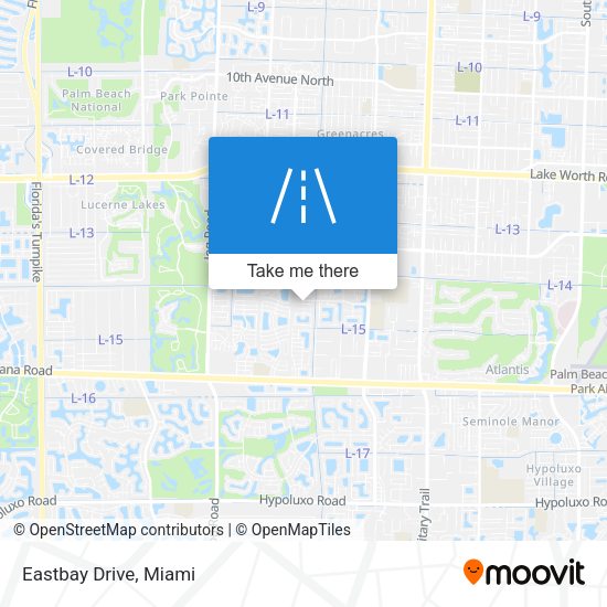 Mapa de Eastbay Drive