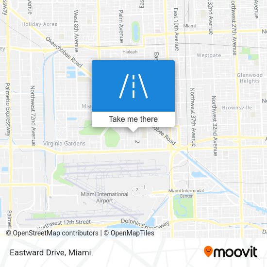 Mapa de Eastward Drive