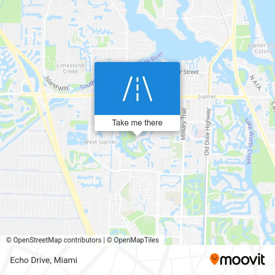 Echo Drive map
