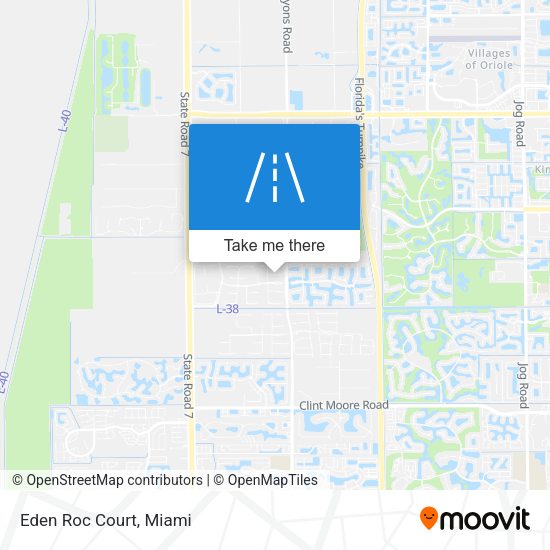 Mapa de Eden Roc Court