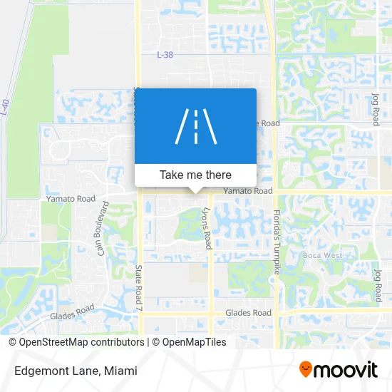 Edgemont Lane map