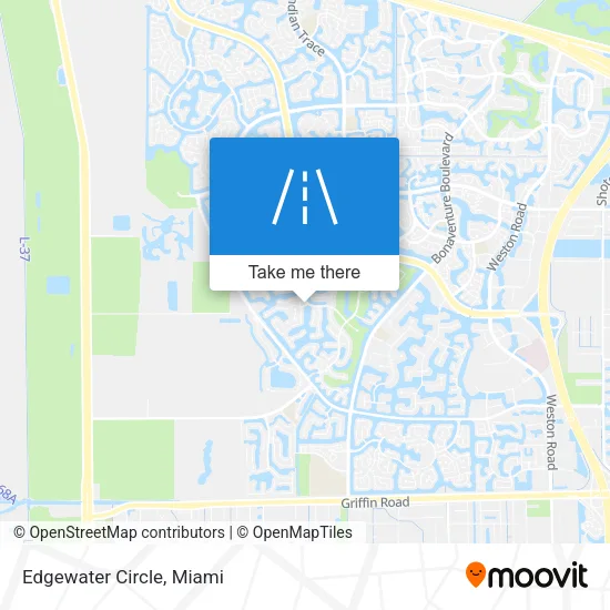 Edgewater Circle map