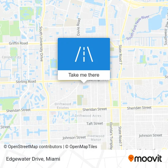 Edgewater Drive map