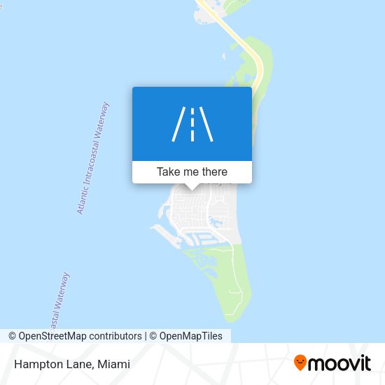 Mapa de Hampton Lane