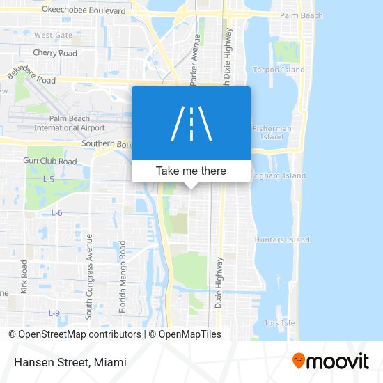 Mapa de Hansen Street