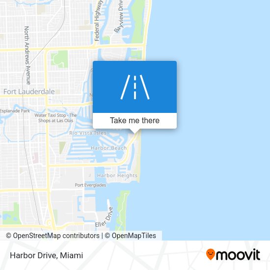 Mapa de Harbor Drive