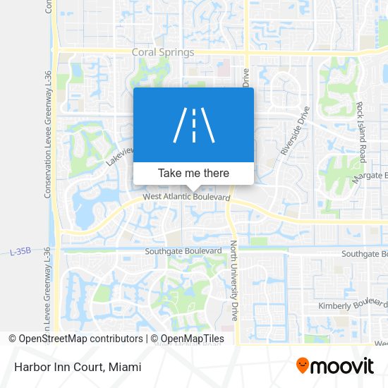 Mapa de Harbor Inn Court