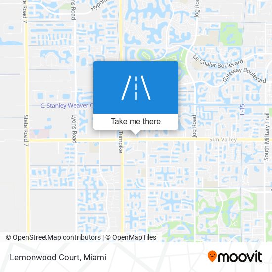 Lemonwood Court map