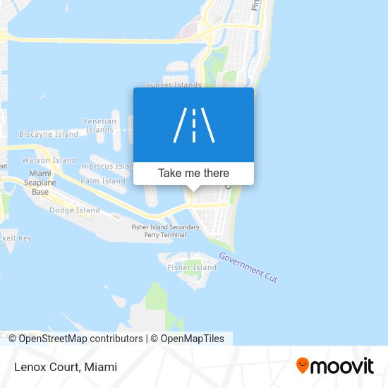 Mapa de Lenox Court