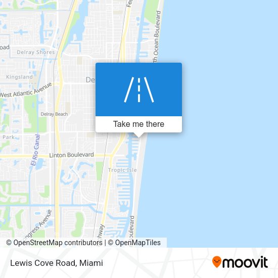 Mapa de Lewis Cove Road