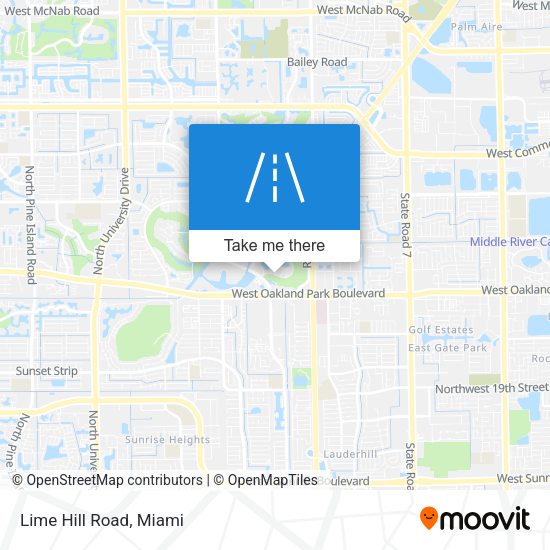 Mapa de Lime Hill Road