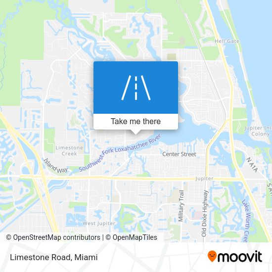 Mapa de Limestone Road