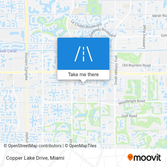 Copper Lake Drive map