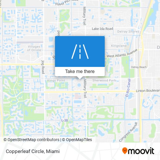 Copperleaf Circle map