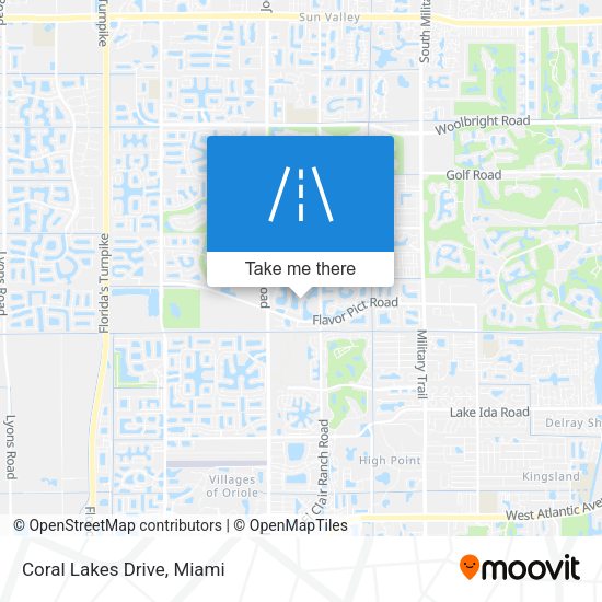 Mapa de Coral Lakes Drive