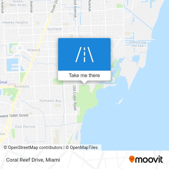 Mapa de Coral Reef Drive